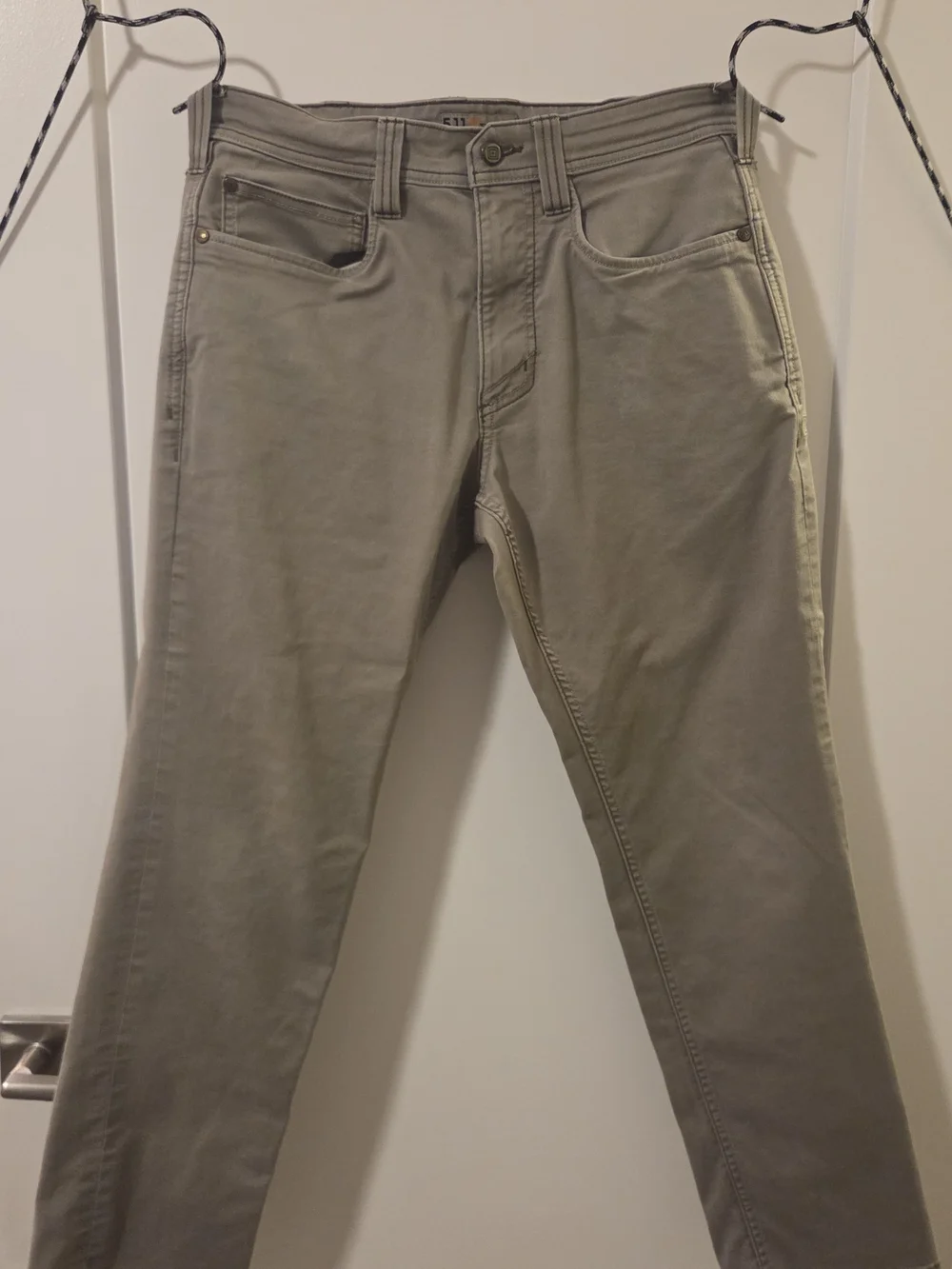 5.11 Tactical Mens Defender Flex Slim Fit Tan Jeans